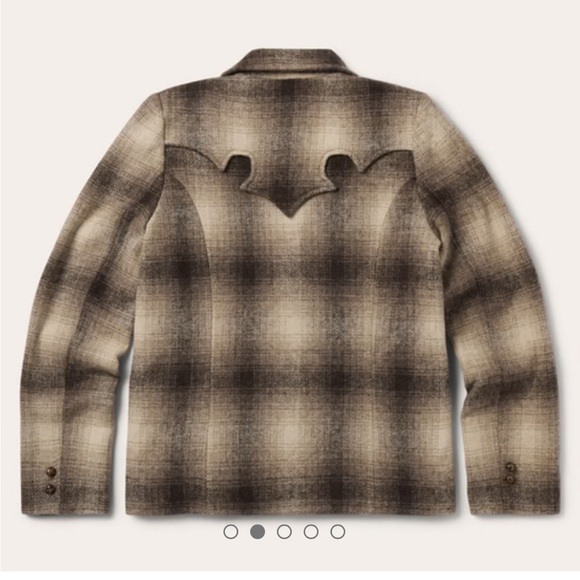 Women’s Stetson Wool Plaid Western Blazer, Small - Picture 2 of 5